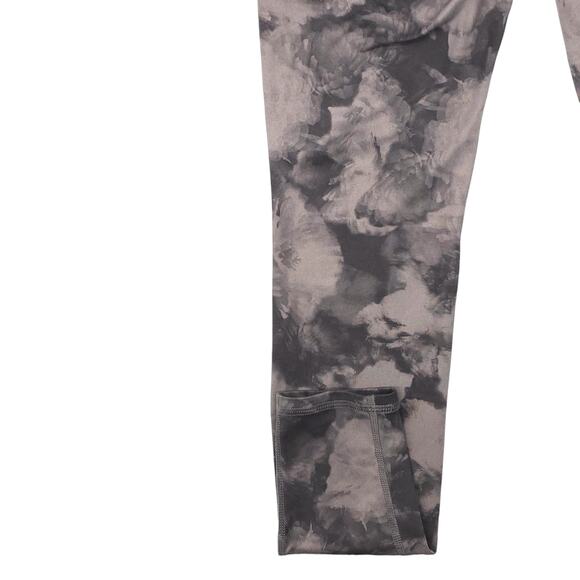 Athleta Leggings Womens S Gray Mid Rise Chaturanga Floral Active Yoga - Picture 11 of 12